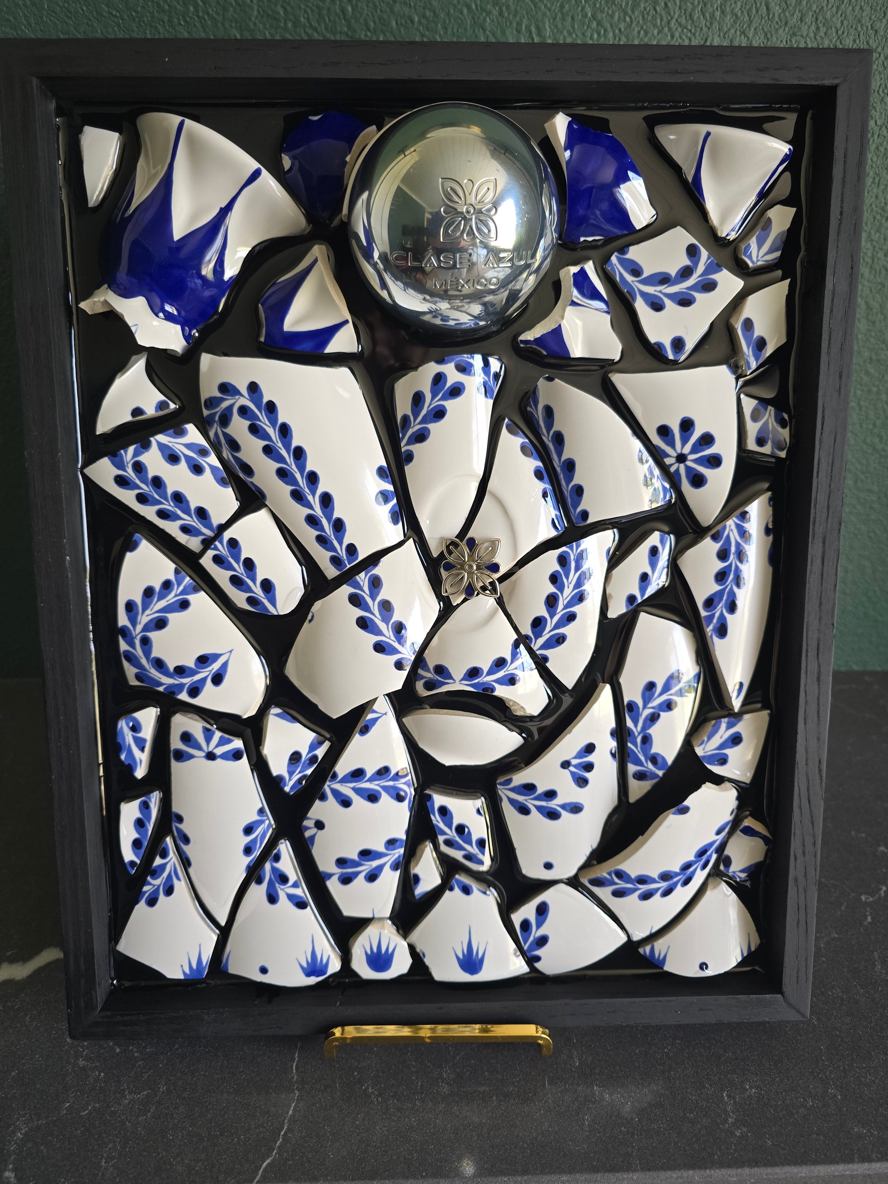 11x14 Azul Bottle